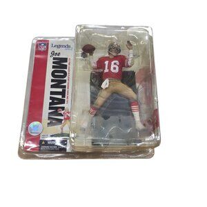 MCFARLANE NFL LEGENDS SERIES 2 49ERS HOF QB JOE MONTANA FIGURE SEALED